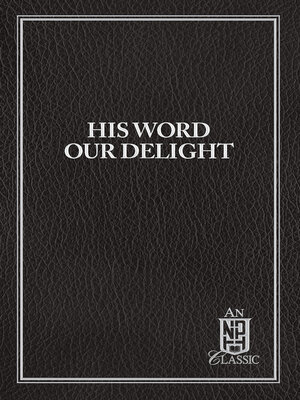 cover image of His Word Our Delight